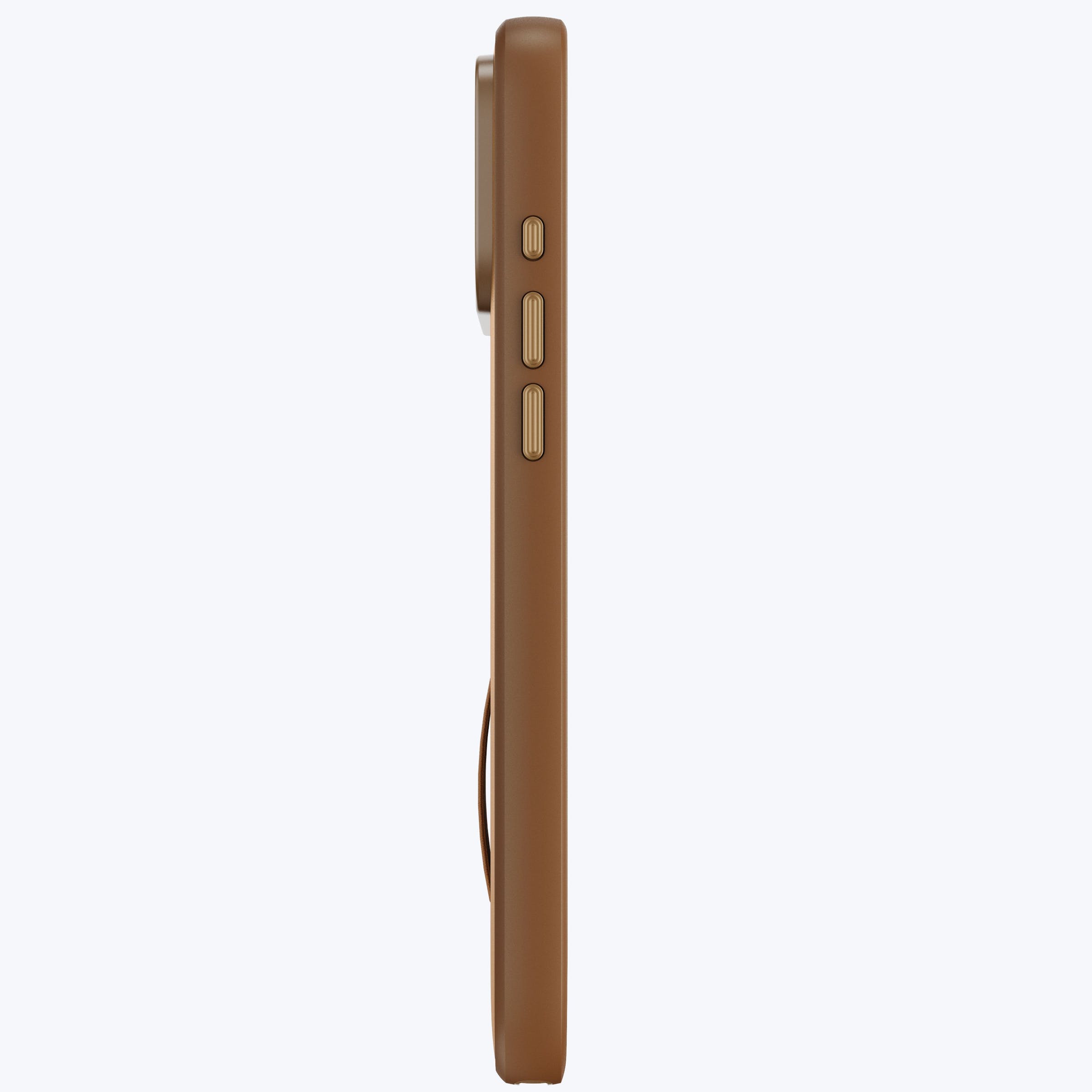 Mobile Everyday Clarino Loop Case iPhone 17 Pro Max Tan