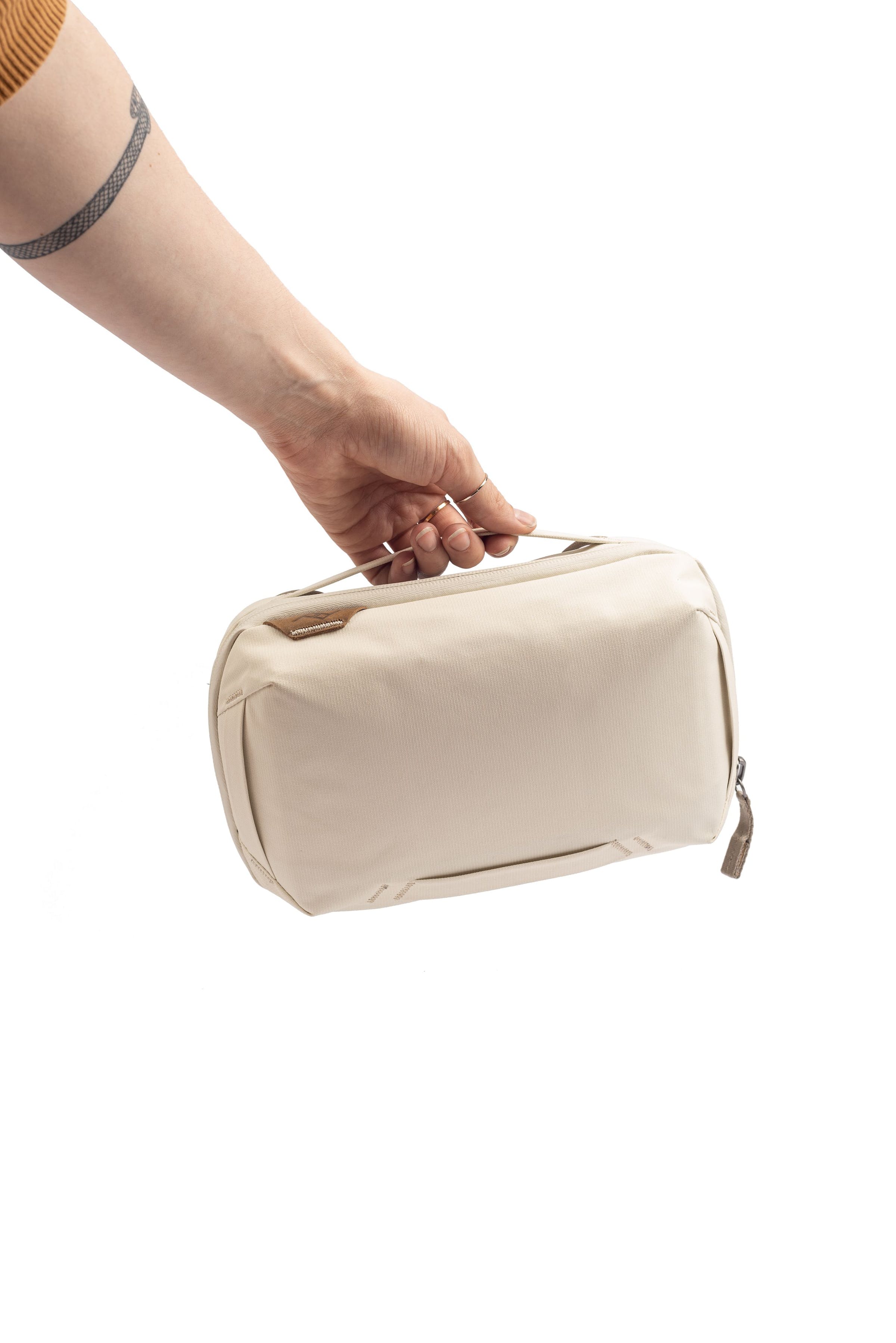 Tech Pouch Bone - Bianco Beige
