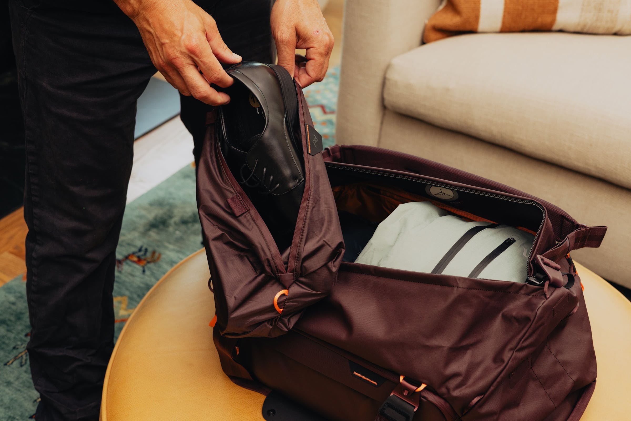 Shoe Pouch - Eclipse ( rosso bordeaux)