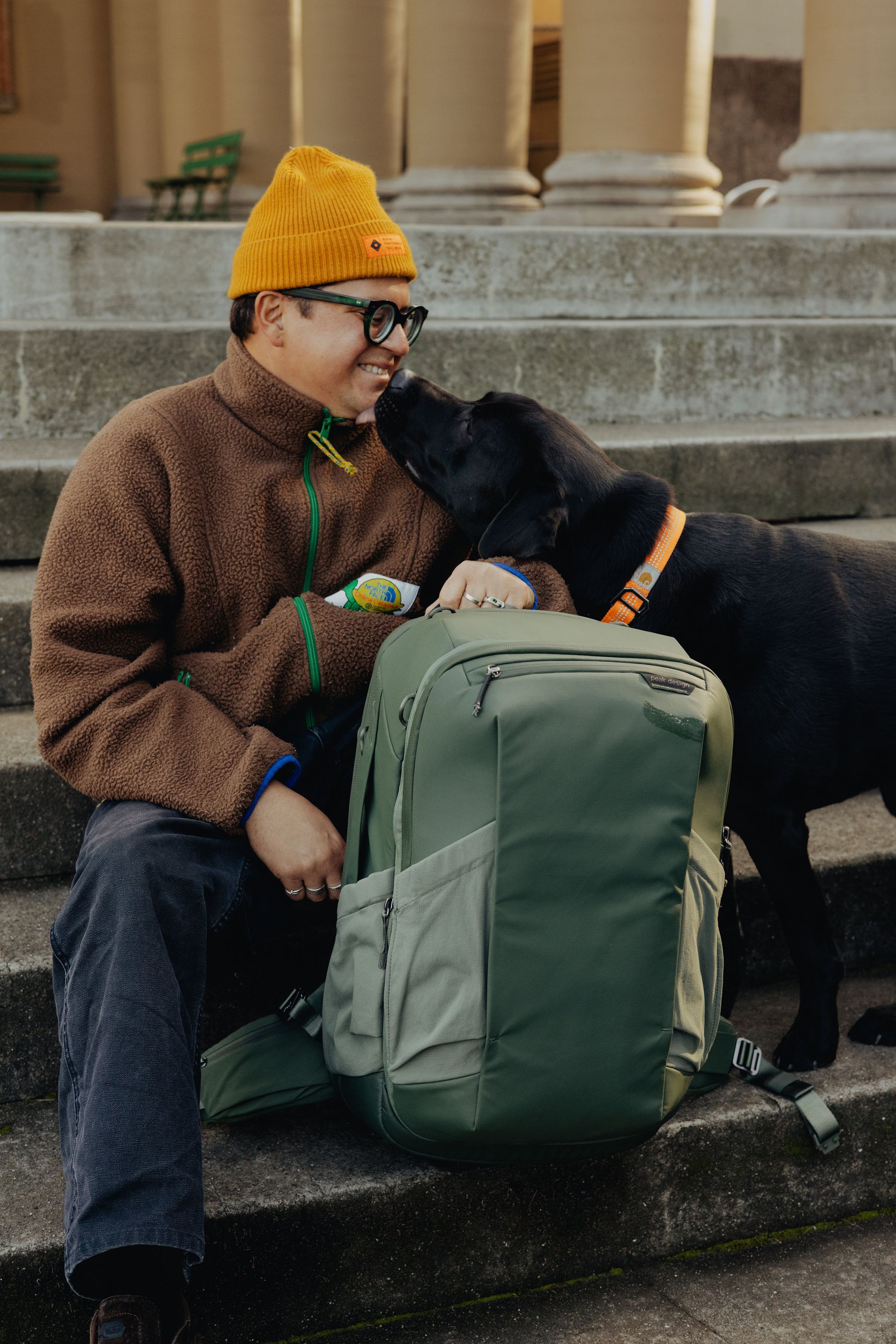 Travel Backpack 2-in-1 40L Sage (2 Zaini in 1)