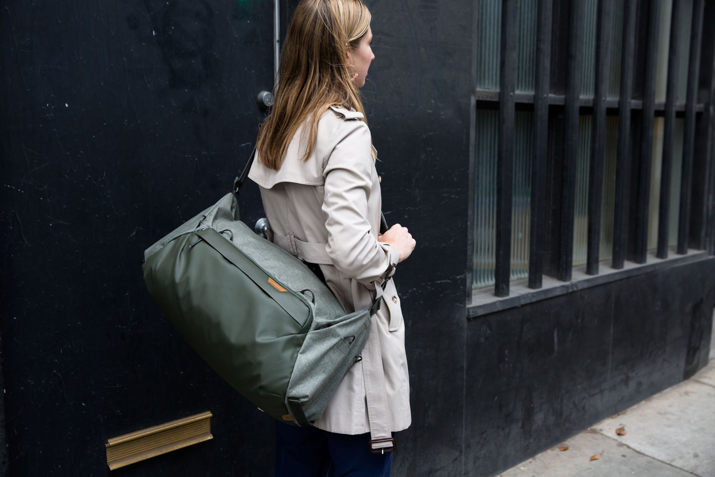 Travel Duffel 35Litri Sage. - Verde Salvia 35L