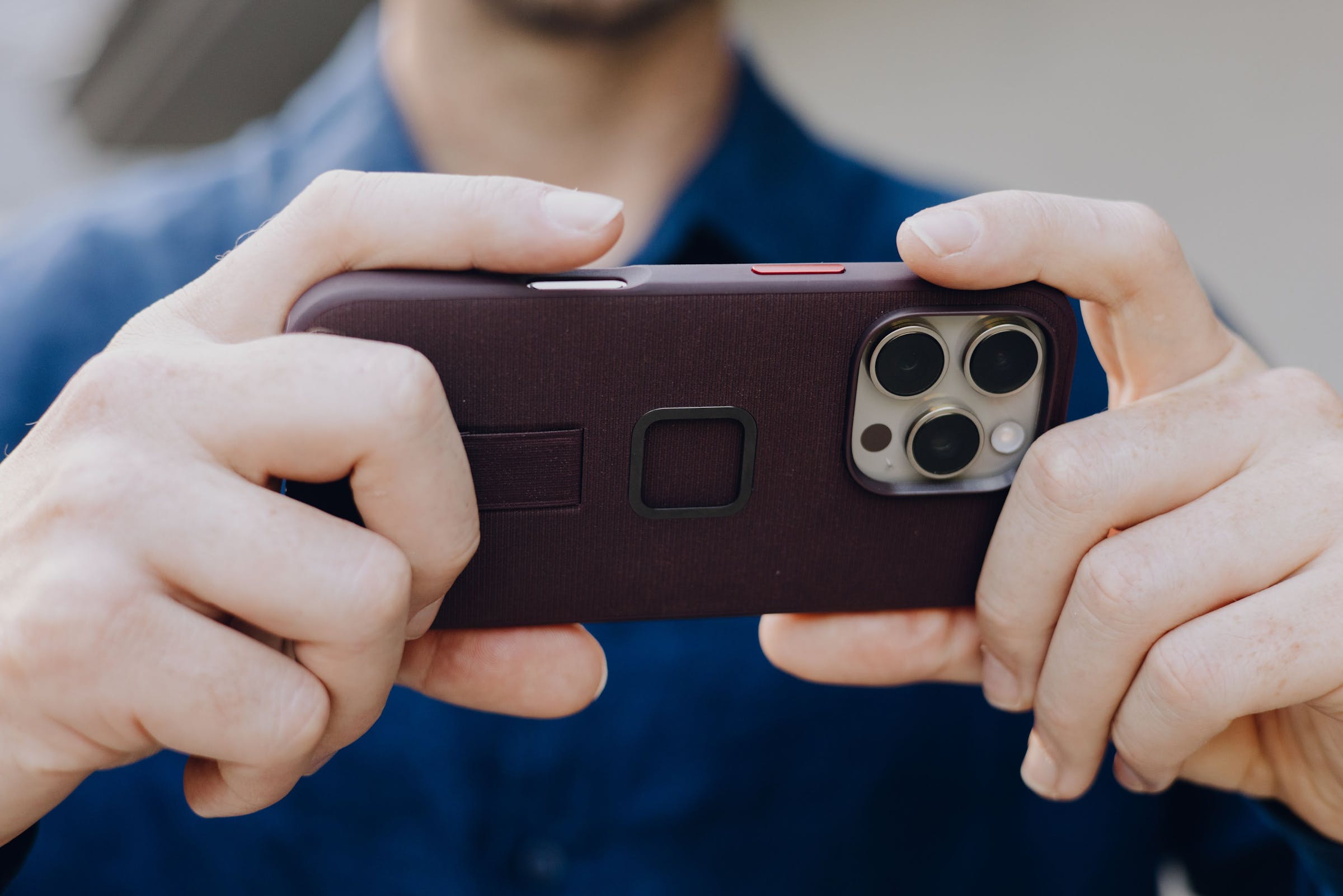 Mobile Everyday Fabric Case iPhone 16 Plus Eclipse