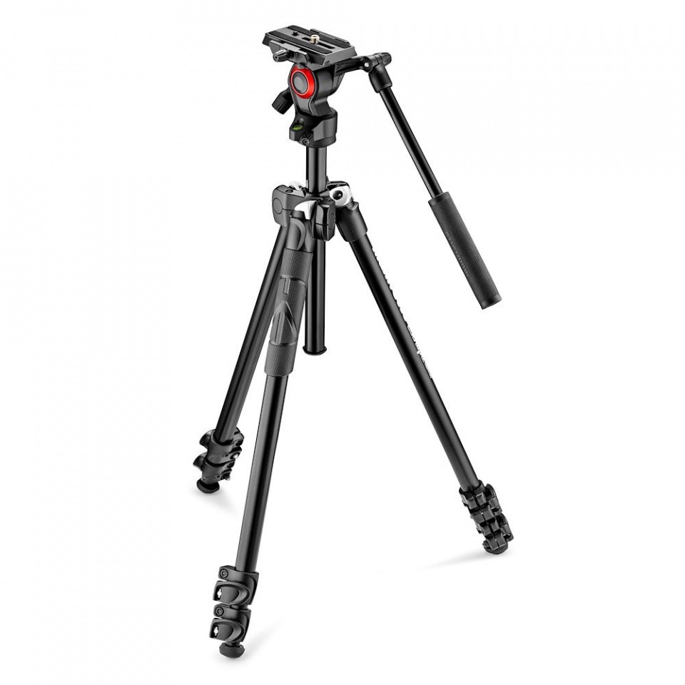 Manfrotto Kit 290 light con testa fluida video MVH400AH