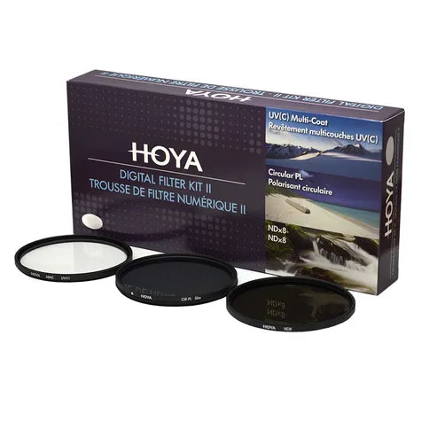 HOYA FILTRI DFK II UV/CIRC/ND8 KIT 2 D.82