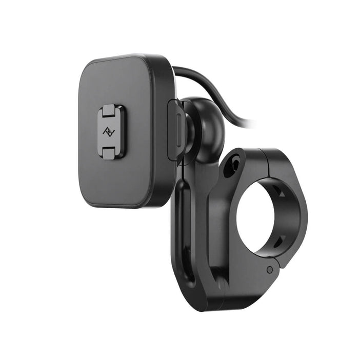 Mobile Motorcycle Mount Bar Mount v2: Charging Black - CON ANTIVIBRAZIONE