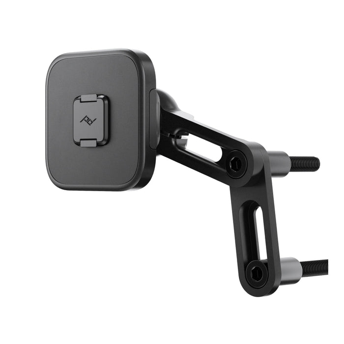 Mobile Motorcycle Mount Brake/Clutch Mount: Charging Black - CON ANTIVIBRAZIONE