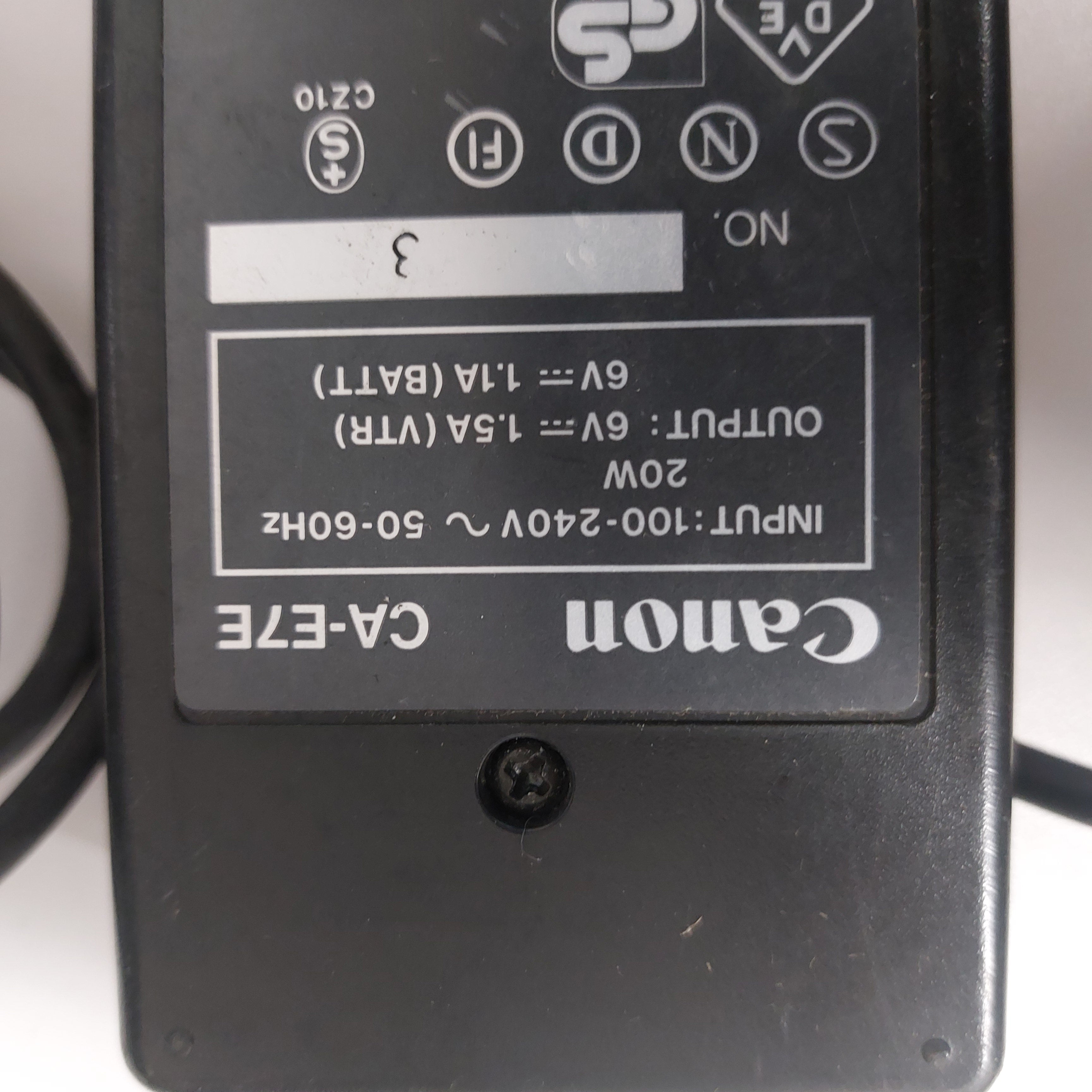 Canon CA-E7E + CR-E7K