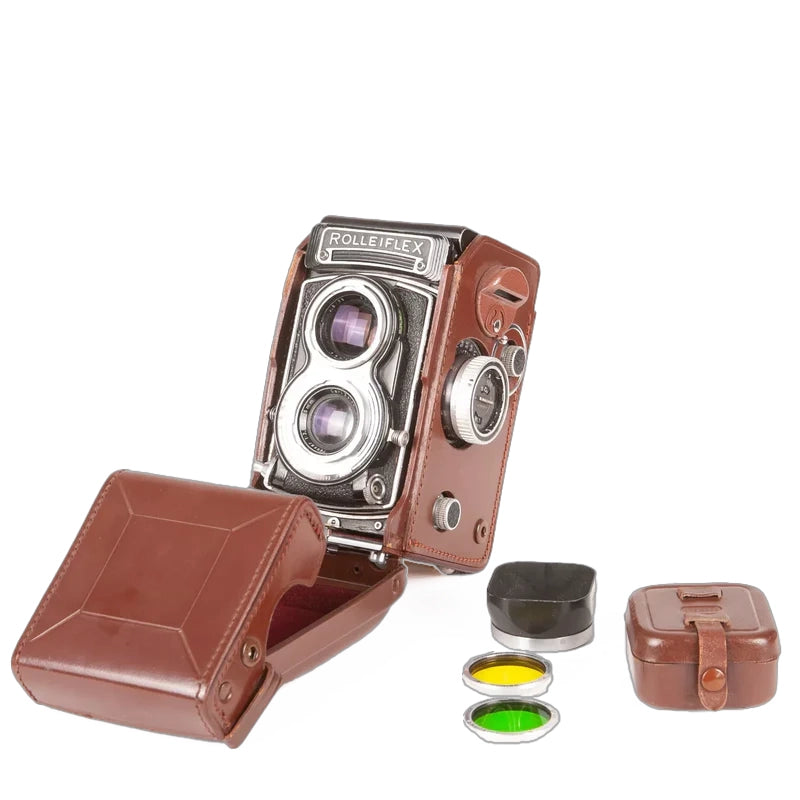 ROLLEIFLEX BIOTTICA MEDIO FORMATO 6x6 CON TESSAR 75 f/3,5