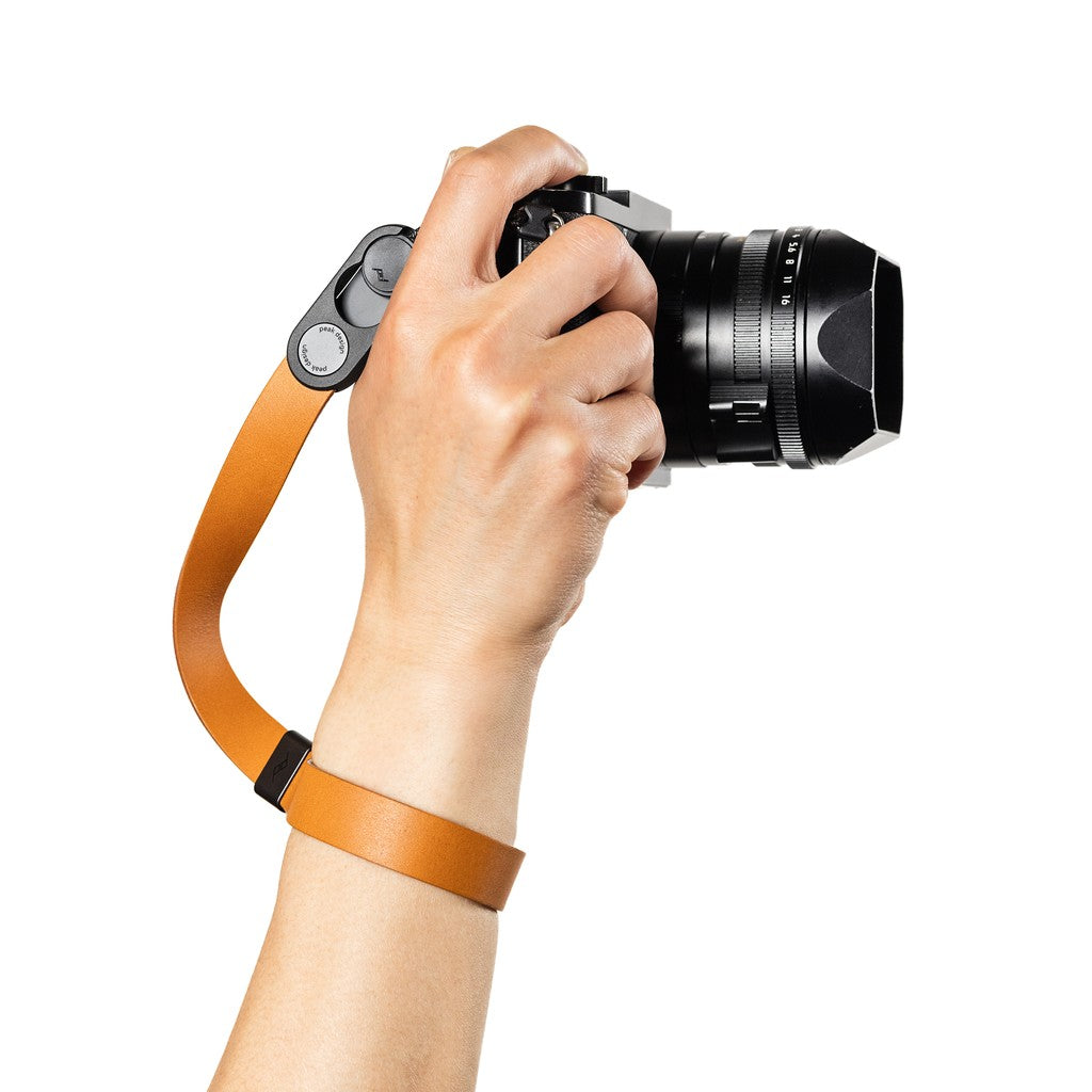 Cuff in pelle - Amber