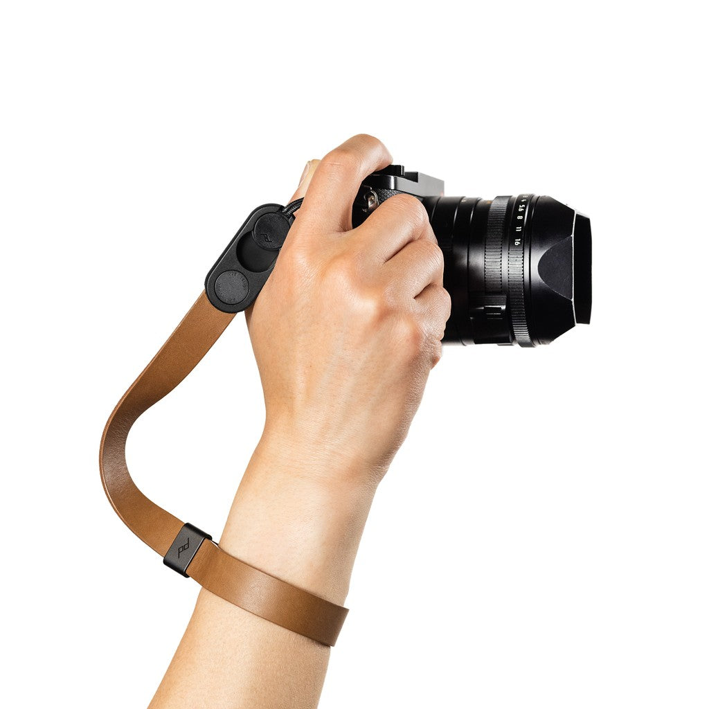 Cuff in Pelle Marrone chiaro