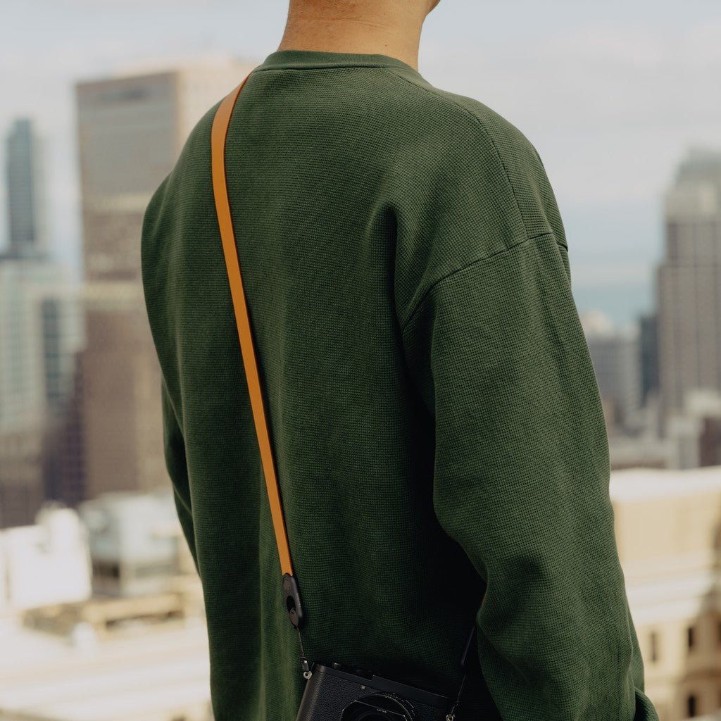 Form - Leather Pelle Camera Strap Long - Amber