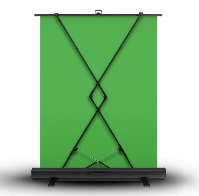 Trux Design Fondale Autoportante di stoffa 2x1.80m Verde