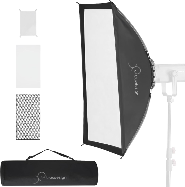 Trux Design Softbox 30x120cm griglia con apertura rapida e sacca