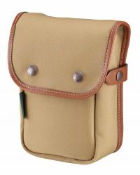 Billingham Tasca Delta Tela Khaki/Bordi Cuoio marrone chiaro + finiture ottone