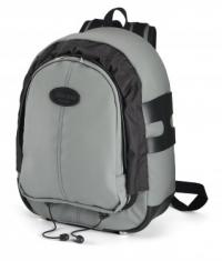 Billingham Zaino Rucksack 25 Tela Grigio/Bordi Cuoio nero