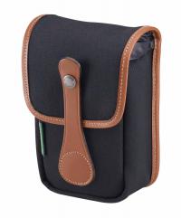 Billingham Tasca AVEA05 Tela Nero/Bordi Cuoio marrone chiaro + finiture ottone