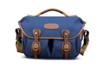 Billingham Borsa Hadley Small Pro FibreNyte Navy/Bordi Cuoio cioccolato
