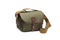 Billingham Borsa S2 FibreNyte Verde Salvia/Bordi Cuoio cioccolato