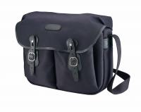 Billingham Borsa Hadley Large FibreNyte Nero/Bordi Cuoio nero + finiture nichel