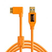 Tether Tools cavo USB 3.0 maschio A/Micro B angolazione destra 4.6m arancio alta visibilit�