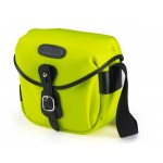 Billingham Borsa Hadley Digital Tela Neon Yellow/Bordi Cuoio nero e interno nero
