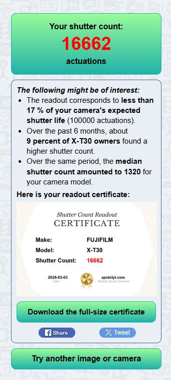 Fujifilm X-T30 con: Lente Fujifilm XF 18-55 SCATTI 16662